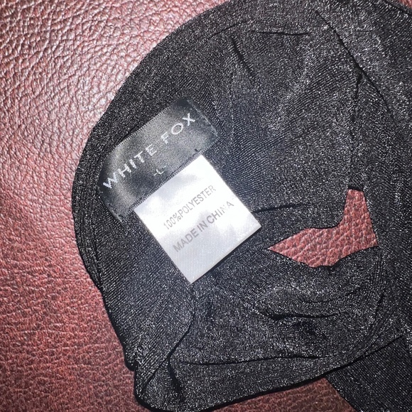 White Fox Hearts on Fire Black Crop Top - Picture 5 of 5